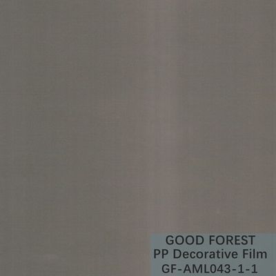 فيلم ديكور PP سلسلة معدنية 1250mm / 1260mm عرض رسم سلك الحبوب