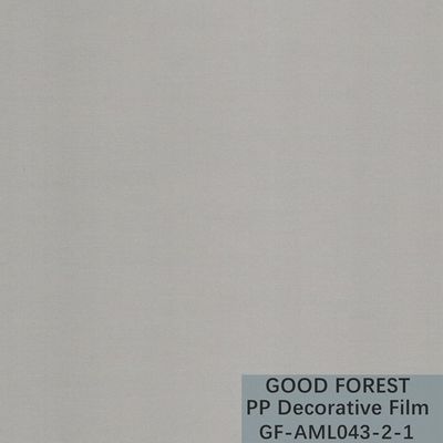 فيلم ديكور PP سلسلة معدنية 1250mm / 1260mm عرض رسم سلك الحبوب