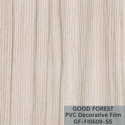 ورق الحائط الأبيض PVC فيلم ديكور 1260 مم - 1330 مم عرض الحبوب الخشبية