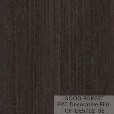 فيلم PVC الأسود المزخرف 1260 مم - 1330 مم عرض الحبوب الخشبية