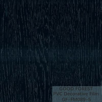 فيلم PVC الأسود المزخرف 1260 مم - 1330 مم عرض الحبوب الخشبية