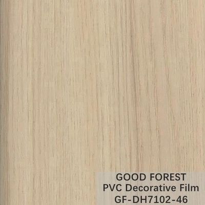 OEM الحبوب الخشب PVC فيلم نفطة الزخرفية ضوء نوع اللون الأصفر