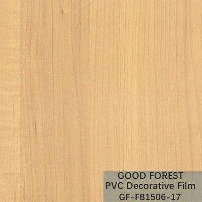 OEM الحبوب الخشب PVC فيلم نفطة الزخرفية ضوء نوع اللون الأصفر