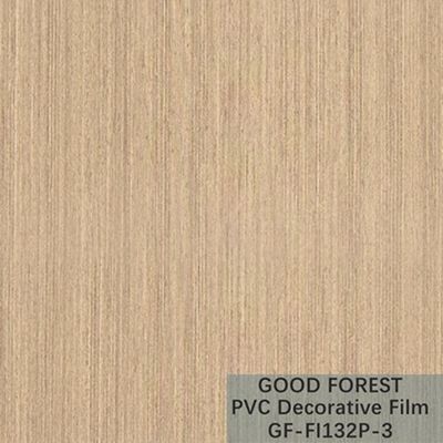 OEM الحبوب الخشب PVC فيلم نفطة الزخرفية ضوء نوع اللون الأصفر