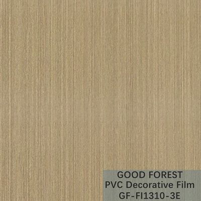 OEM الحبوب الخشب PVC فيلم نفطة الزخرفية ضوء نوع اللون الأصفر