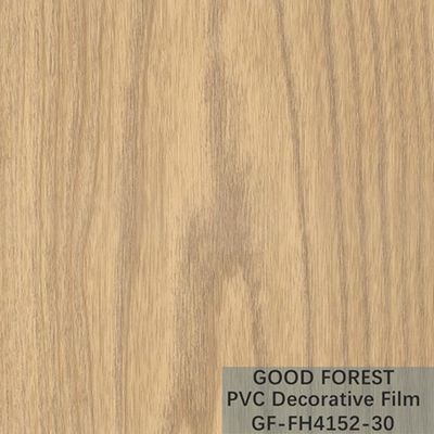 OEM الحبوب الخشب PVC فيلم نفطة الزخرفية ضوء نوع اللون الأصفر