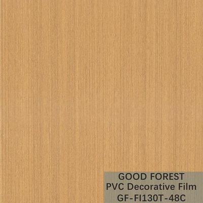 OEM الحبوب الخشب PVC فيلم نفطة الزخرفية ضوء نوع اللون الأصفر
