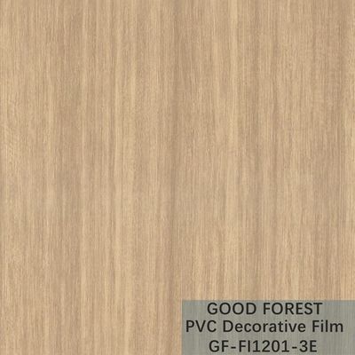 OEM الحبوب الخشب PVC فيلم نفطة الزخرفية ضوء نوع اللون الأصفر