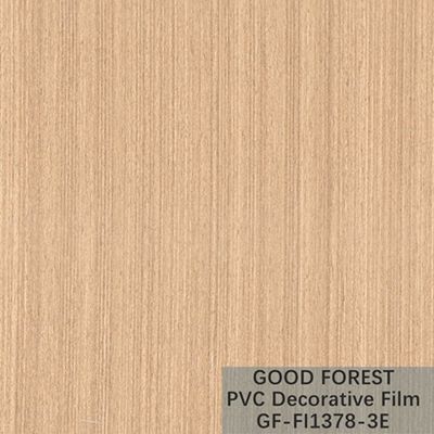OEM الحبوب الخشب PVC فيلم نفطة الزخرفية ضوء نوع اللون الأصفر