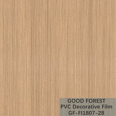 OEM الحبوب الخشب PVC فيلم نفطة الزخرفية ضوء نوع اللون الأصفر
