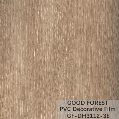 Flowability PVC الزخرفية فيلم مقاومة للخدش الحبوب الخشبية