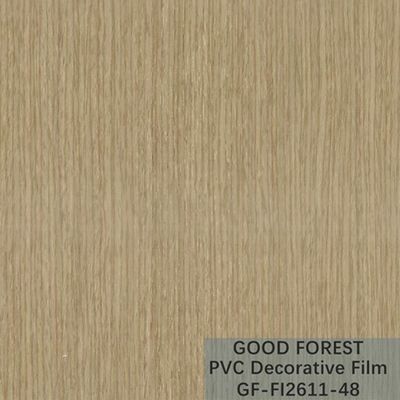 Flowability PVC الزخرفية فيلم مقاومة للخدش الحبوب الخشبية