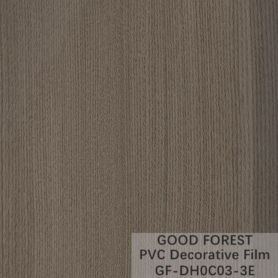 فيلم ديكور PVC التقسيم 0.25 مم - 0.60 مم سماكة اللون الرمادي الداكن