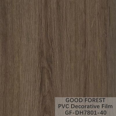 فيلم ديكور PVC التقسيم 0.25 مم - 0.60 مم سماكة اللون الرمادي الداكن