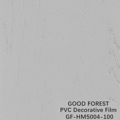 ديكور بولي كلوريد الفينيل فيلم نفطة الحبوب الخشبية لون نقي 100 نوع