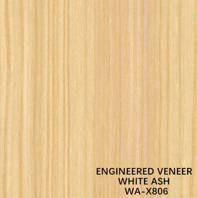 المعاد تشكيلها الزخرفية قشرة خشب الرماد الطبيعي WA-X806 Fineline Grain الحرف اليدوية
