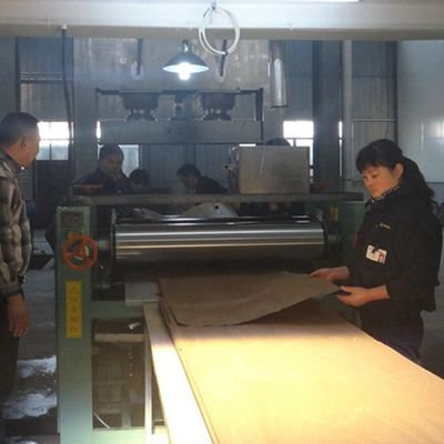 مركب معاد تشكيله هندسيًا قشرة خشب الأبنوس H408 3100mm للخزانة