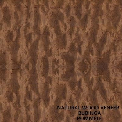 قشرة خشبية من Pommele Grain Africa Natural Bubinga 0.5 مللي متر للأدوات الموسيقية