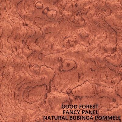 2745mm فندق Bubinga Plywood Pommele Grain Base MDF / Chipboard / Particle Board