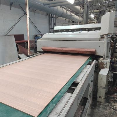 2745mm فندق الديكور Makore Pommele يتوهم الخشب الرقائقي مجلس الطلاء مجانا