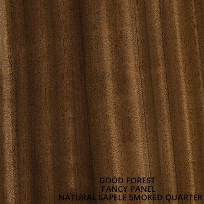 أثاث مدخن Sapele Natural Wood قشرة ربع حبيبات MDF ألواح Iso
