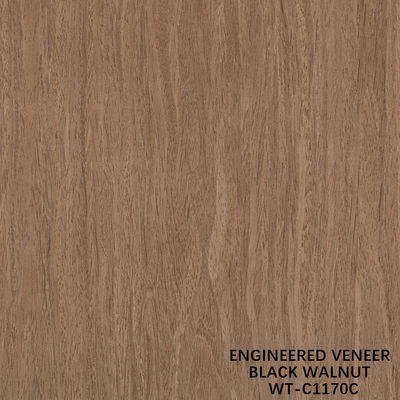 الخشب المعاد تكوينها الفنير الجوز قطع مسطح التاج الحبوب 0.15-0.6mm البني للباب WT-C928C/1158C/1170C/1176C
