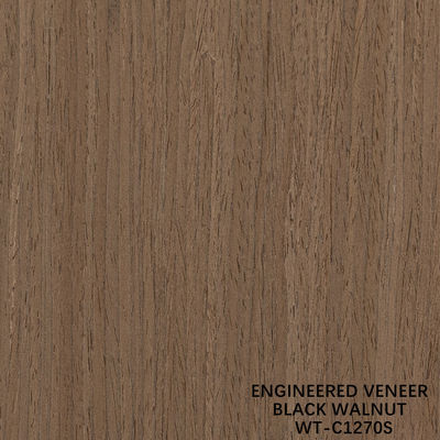 القشرة المعدلة من خشب الجوز الأمريكي 0.15-0.60mm الخدمة المخصصة ربع قطع خط رفيع للزخرفة WT-C1270S/1440S/1559S
