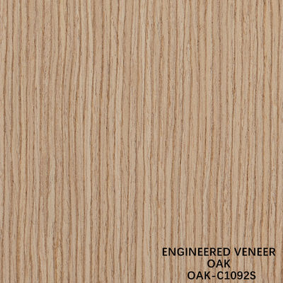 الخشب الأمريكي الهندسي الخشب المزخرفة ربع قطع 0.5mm سمك للباب والخزانة وجه OAK-208Q / 373S / 1092S / 1103S / 1188C