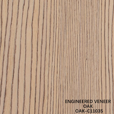 الخشب الأمريكي الهندسي الخشب المزخرفة ربع قطع 0.5mm سمك للباب والخزانة وجه OAK-208Q / 373S / 1092S / 1103S / 1188C