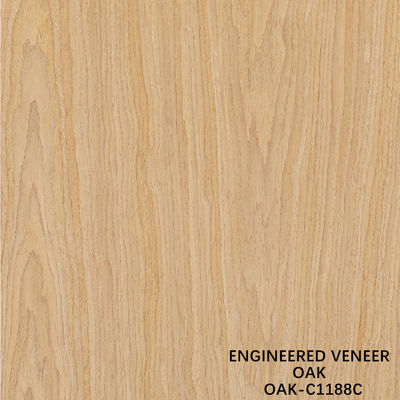 الخشب الأمريكي الهندسي الخشب المزخرفة ربع قطع 0.5mm سمك للباب والخزانة وجه OAK-208Q / 373S / 1092S / 1103S / 1188C