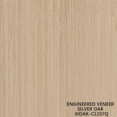 الخشب المهندسية القشرة ربع قطع من ورق البلوط الفضي سمك 0.4 ملم للوحة المجلس SOAK-1098Q/1157Q/1235Q/1260Q/1376Q