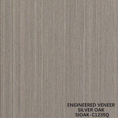 الخشب المهندسية القشرة ربع قطع من ورق البلوط الفضي سمك 0.4 ملم للوحة المجلس SOAK-1098Q/1157Q/1235Q/1260Q/1376Q