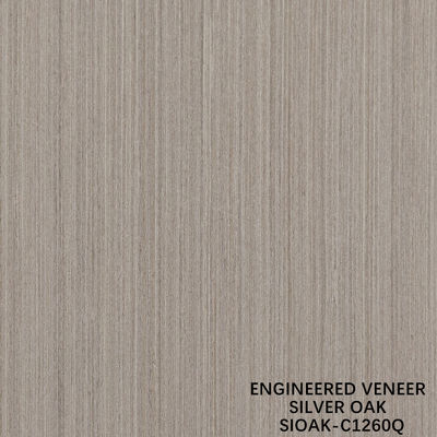 الخشب المهندسية القشرة ربع قطع من ورق البلوط الفضي سمك 0.4 ملم للوحة المجلس SOAK-1098Q/1157Q/1235Q/1260Q/1376Q