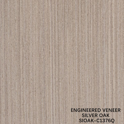 الخشب المهندسية القشرة ربع قطع من ورق البلوط الفضي سمك 0.4 ملم للوحة المجلس SOAK-1098Q/1157Q/1235Q/1260Q/1376Q