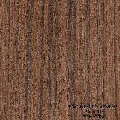 المهندسة الفاخرة الخشب الفنير من Quandong سمك 0.18-0.6mm لديكور الفندق يمكن تخصيصها PDK-08S/08C