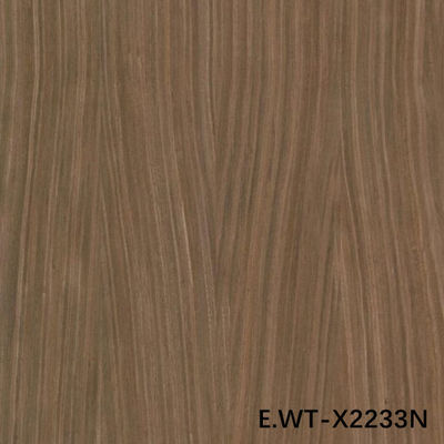 طلاء الخشب الهندسي الرفيع المستوى الجوز الأوروبي E.WT-X2233N ربع قطع حبة مستقيمة 0.6mm لسيارات الداخلية OEM