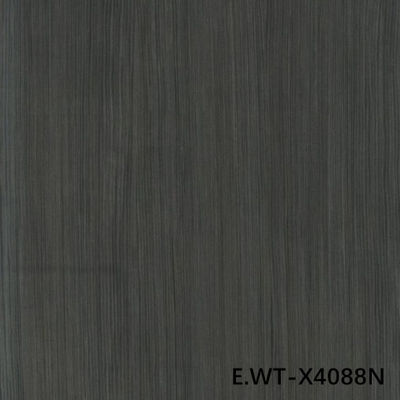 طلاء الخشب الهندسي الراقي الخوخ الأوروبي E.WT-X4088N ربع قطع مستقيم بني داكن E0 الدرجة لمصنع الخزانات