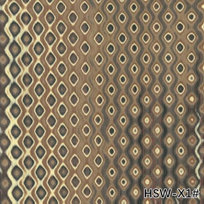 الخشب المتجدد الرفيع الجودة الخشب الرقاعي المجوف الخشب HSW-X1# النسيج غير المنتظم 3100mm لمصنع ديكور الفنادق