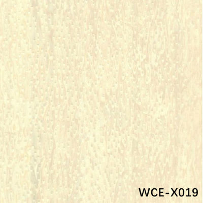 عين القطة البيضاء WCE-X019 نسيج غير منتظم التجهيز الخشبي 0.15-0.55mm للسيارات الداخلية
