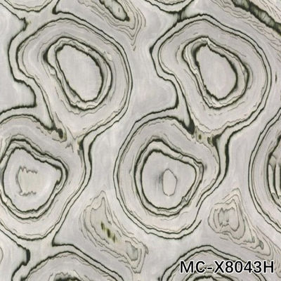الجودة العالية المعدة حسب الطلب الخشب المعاد تشكيله الفنير الرخام الحبوب القياسية الحجم 2500 * 640mm سمك مخصص