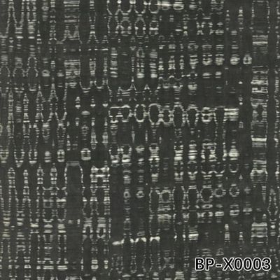 القشرة الخشبية الاصطناعية من اللؤلؤ السوداء اللون الداكن BP-X0003 للباب الداخلي