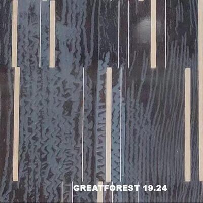 قشرة خشب الباركيه الفني كولاج متماثل نمط هندسي غني بالألوان لوحة خشبية 0.55 مم