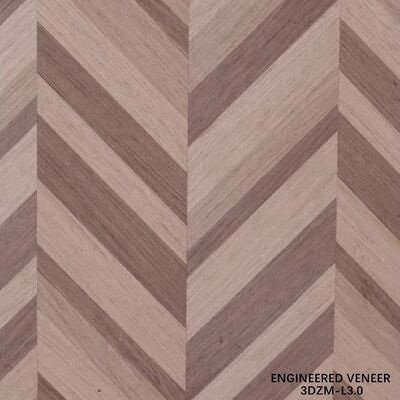 قشرة هندسية ثلاثية الأبعاد - صديقة للبيئة، منخفضة الفورمالديهايد 2500*640 مم للديكور الداخلي 3DZM-L3.0