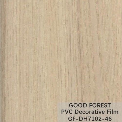 OEM الحبوب الخشب PVC فيلم نفطة الزخرفية ضوء نوع اللون الأصفر