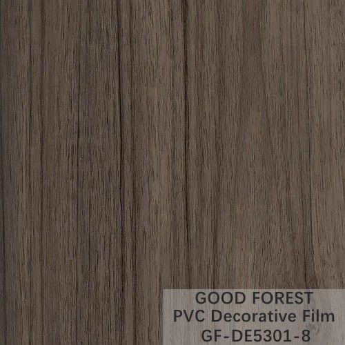 فيلم ديكور PVC التقسيم 0.25 مم - 0.60 مم سماكة اللون الرمادي الداكن