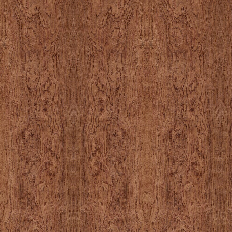 يتوهم Bubinga الخشب الرقائقي العنقودية الحبوب عالية الجودة للديكور الفندق 2440/2745/3050 مم تطول حجم الصين مصنع