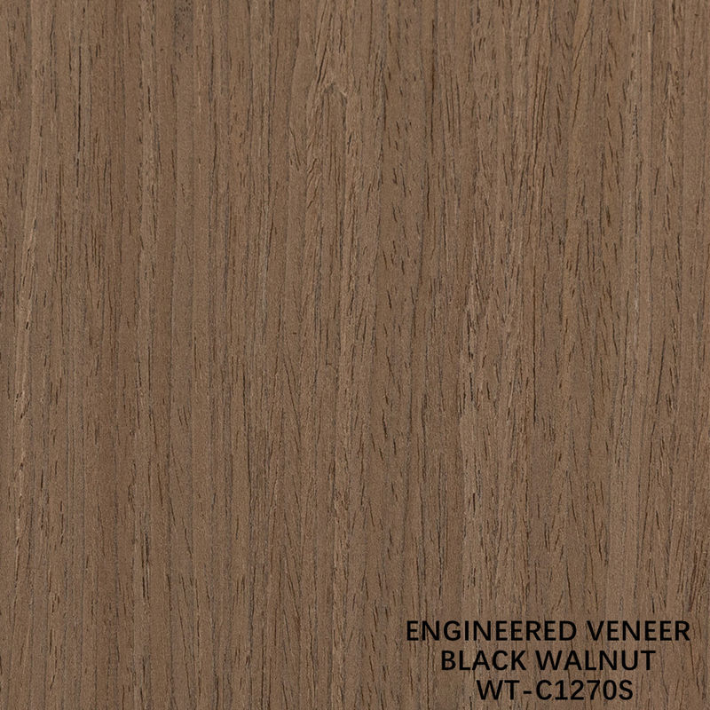 القشرة المعدلة من خشب الجوز الأمريكي 0.15-0.60mm الخدمة المخصصة ربع قطع خط رفيع للزخرفة WT-C1270S/1440S/1559S