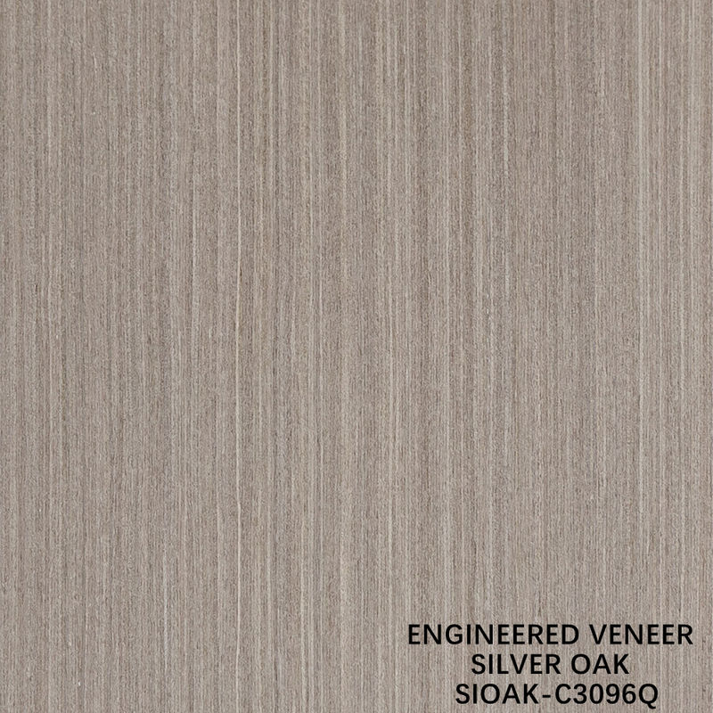 تقنيات قطع قطعة الخشب المزخرفة من اللفتة الفضية للحبوب المستقيمة عرض الحبوب 1280mm التوصيل للجلد الباب
