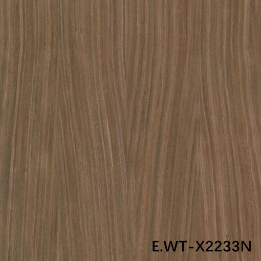 طلاء الخشب الهندسي الرفيع المستوى الجوز الأوروبي E.WT-X2233N ربع قطع حبة مستقيمة 0.6mm لسيارات الداخلية OEM