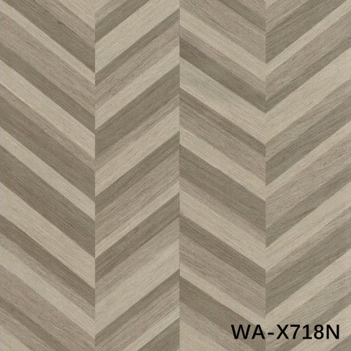 قشرة خشب هندسي من نوع Arrow Grain مقاس ممتد 2500-3100 مم لألواح الجدران WA-X718N